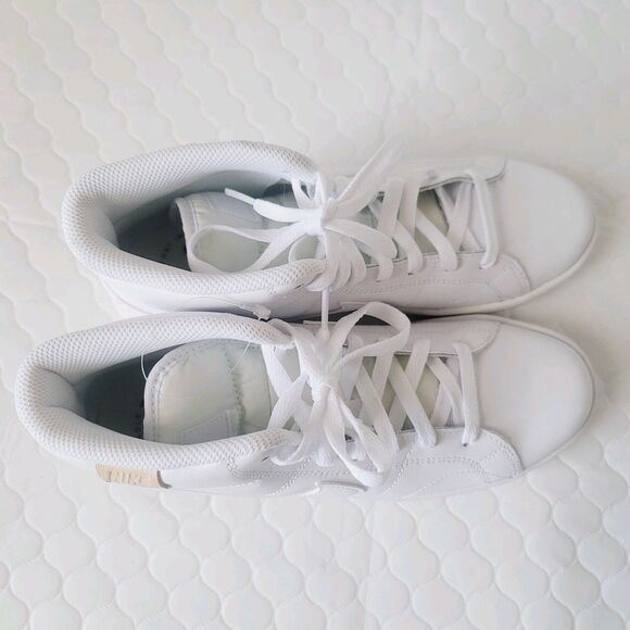 NIKE Womens COURT ROYALE 2 MID LACE-UP TRAINERS SNEAKERS SHOES WHITE SIZE 9 - Picture 4 of 11